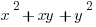x^2+xy+y^2